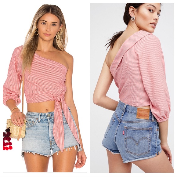 Free People Tops - 🎉HP🎉🆕Free People Get Down Top Red